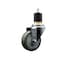 Service Caster 3.5'' Gray Poly Wheel Swivel 1-7/8'' Expanding Stem Caster SCC-EX20S3514-PPUB-178 - alternate 1
